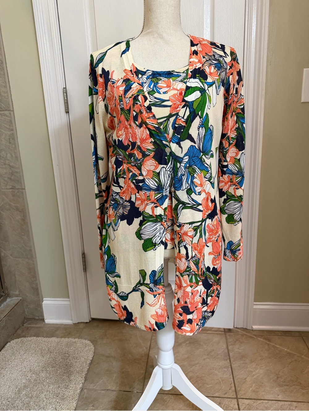 Chico's Two-piece Twin Tank Top and Cardigan